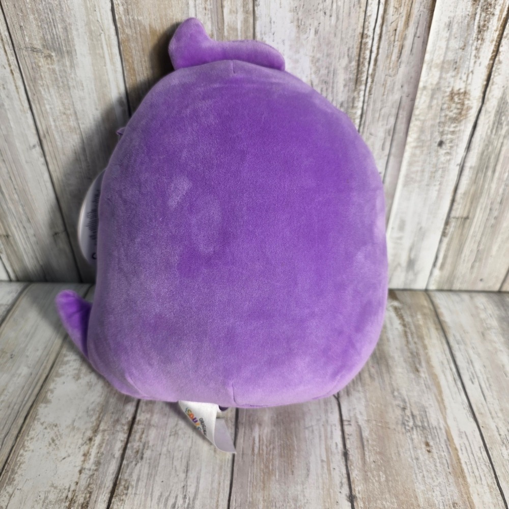 Squishmallows Jordon the Purple Ghost with Pumpkin Halloween Plush 12 inch NWT - Picture 3 of 5